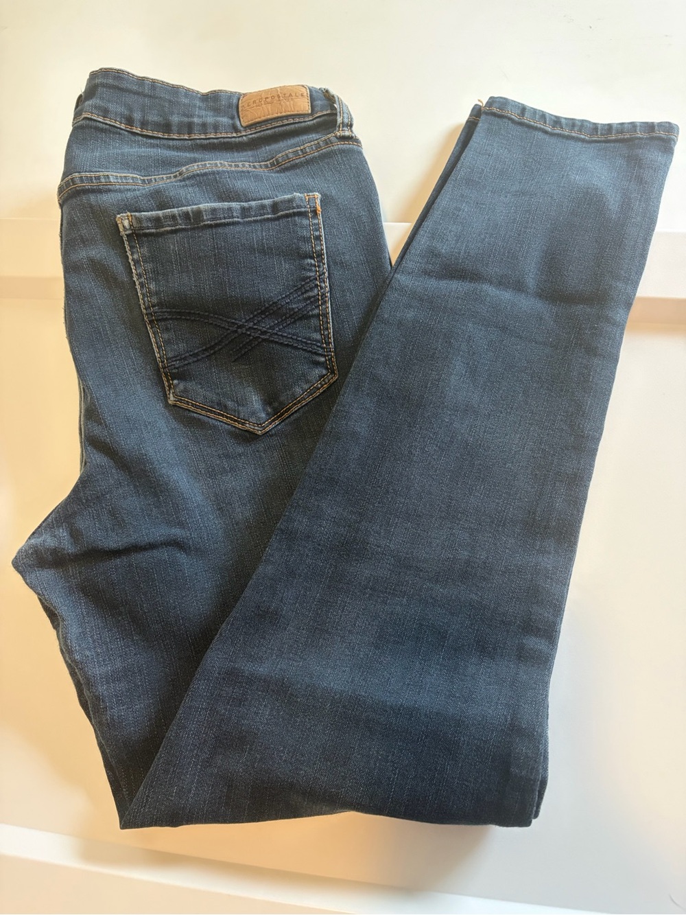 Aeropostale Women's Dark Wash Skinny Jeans